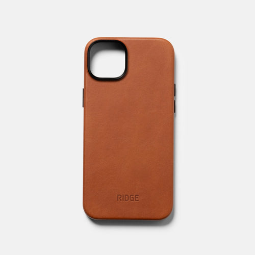 Everyday Phone Case - iPhone 15 Plus - Tobacco Brown Leather