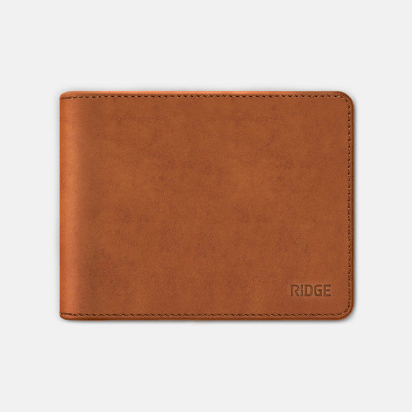 Tobacco Brown Ridge Billfold — 100% Leather Everyday Carry - Ridge AU