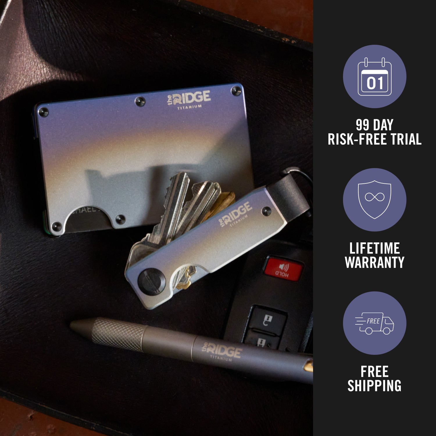 The Ridge: Wallet + Keycase Kit - Ridge AU