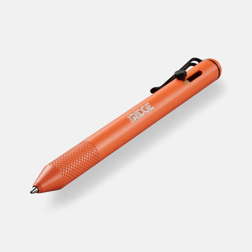 Ridge Bolt Action Pen - Basecamp Orange