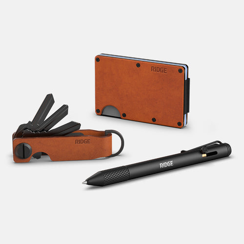 Daily Writer Kit - Tobacco Brown Leather