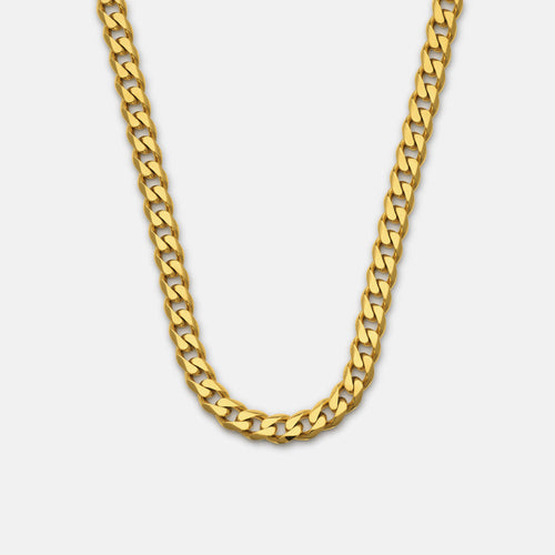 5mm Curb Chain - 18K Gold - 20