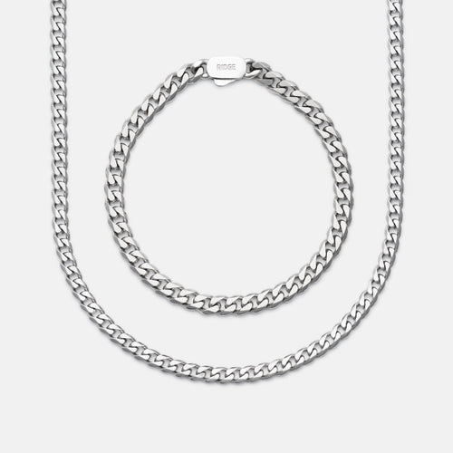 Curb Chain Kit - Platinum - Medium