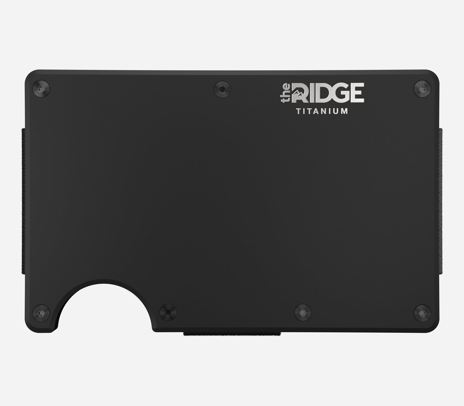 The Ridge Titanium Black ザ リッジ チタニウム Titanium Black Cash Strap | Products | the RIDGE カードも
